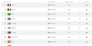 世界杯冠军国家排名总览