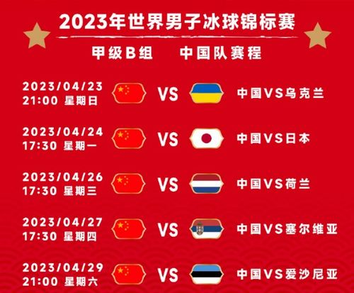中国队的赛程安排与对手分析