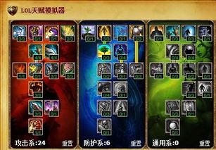 一、LOL天赋模拟器的作用