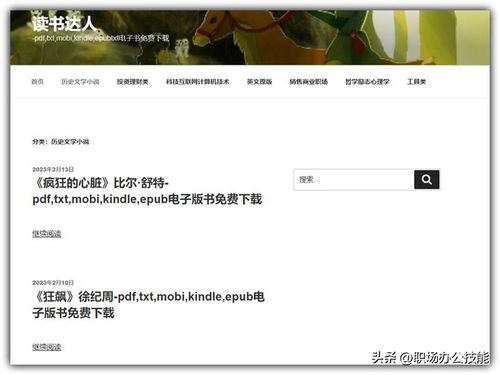 一、电子书资源的丰富性