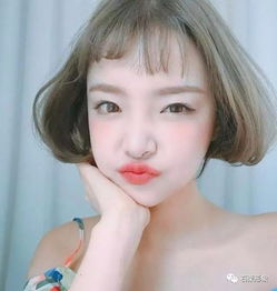 一、超短刘海的打理方法