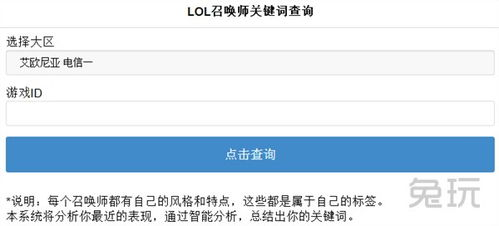 一、LOL关键词查询的重要性