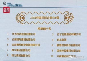 一、国内企业500强排名概述