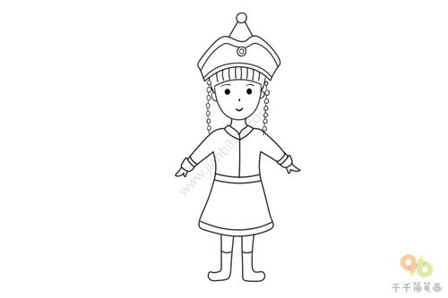 一、蒙古民族服饰简笔画的历史背景
