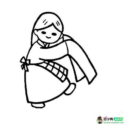 一、民族风服饰简笔画的文化内涵