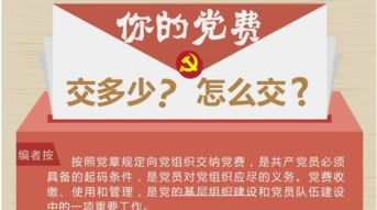 党费缴纳的基本标准与规定