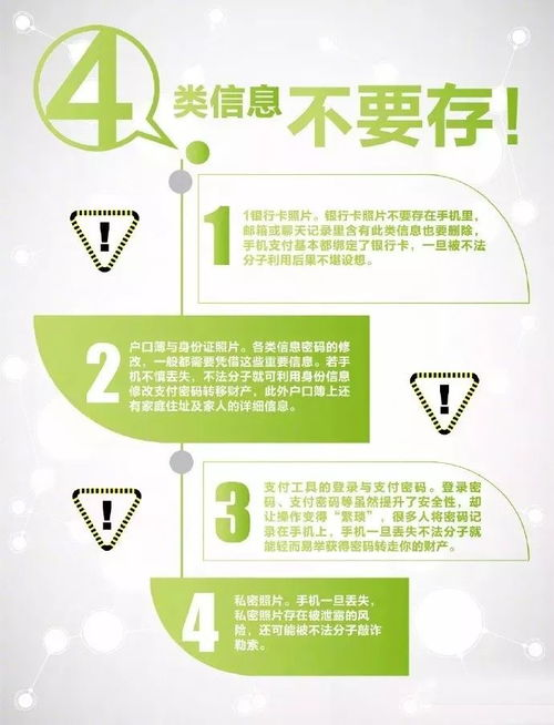 4. 注意个人信息安全