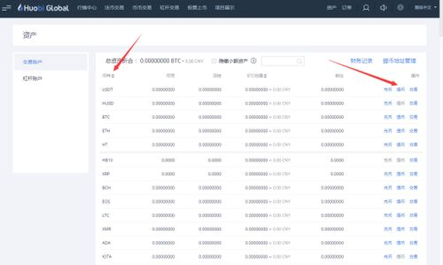 二、OKEx交易所充值地址获取