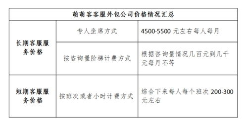 收费模式与客户服务