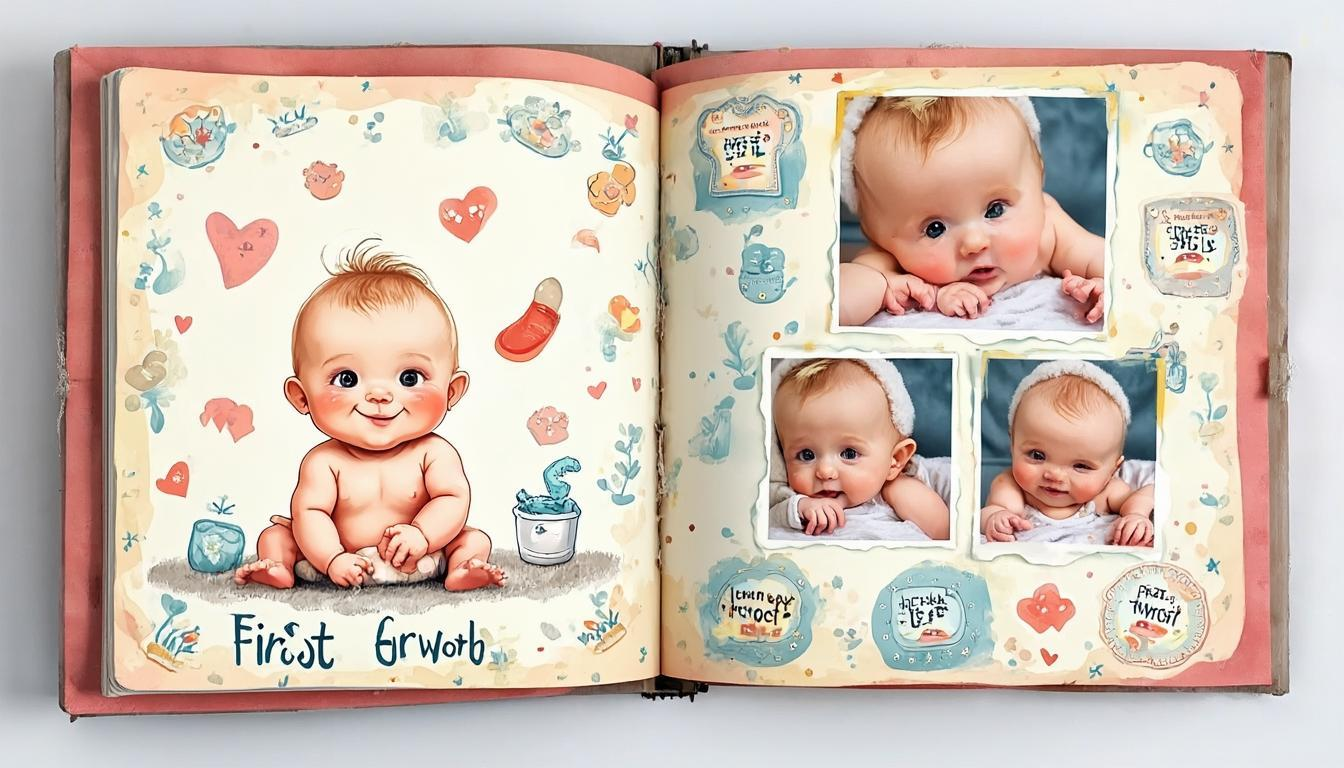 宝宝成长里程碑的记录: