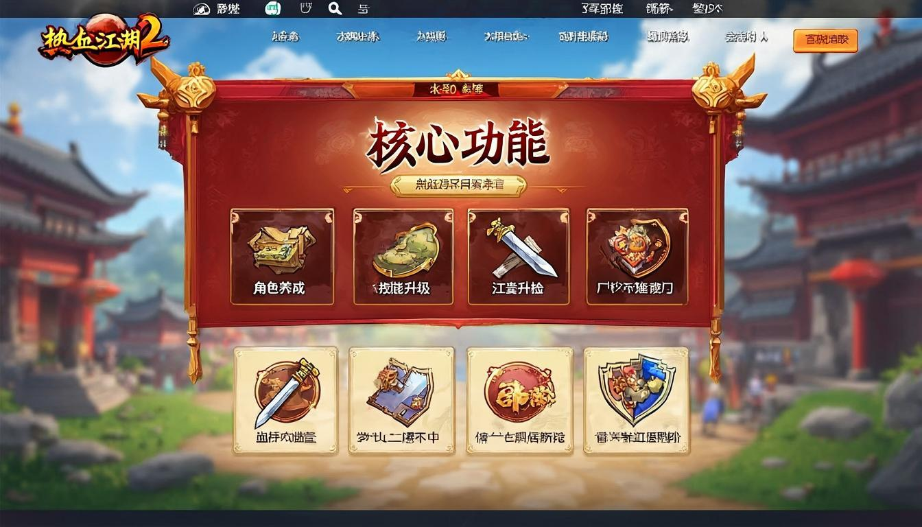 热血江湖2官网：下载指南、职业攻略与版本更新全解析  第1张