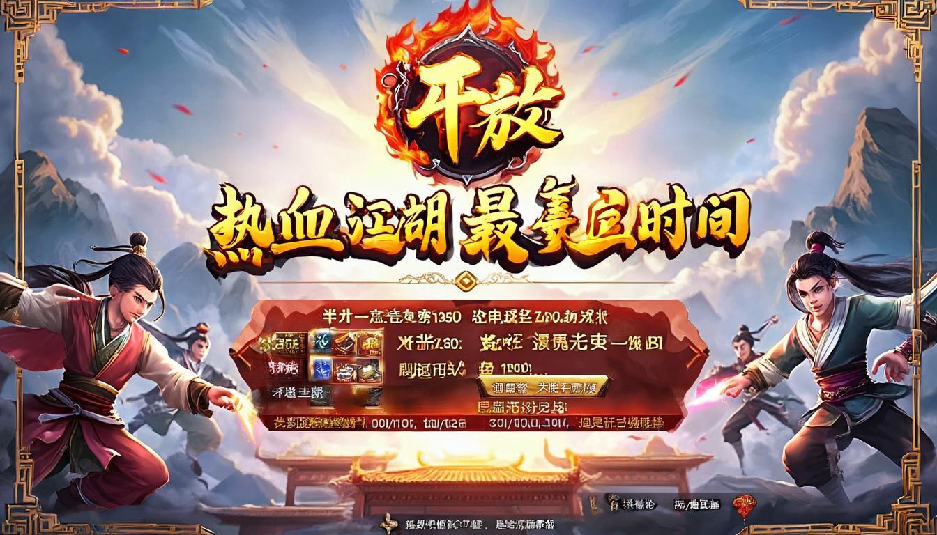 热血江湖最新区开启，风云再起！深度攻略引领江湖新篇章  第1张