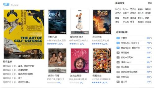 3. 免费电影网站的资源分类