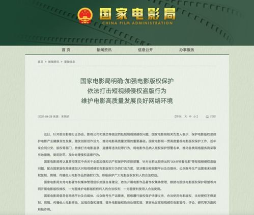 电影网网站的版权问题