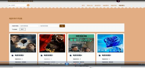 六六电影网的用户界面