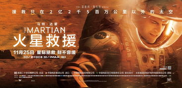 排名第三的电影：《火星救援》