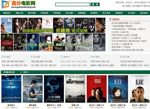 在线电影网址的内容丰富度