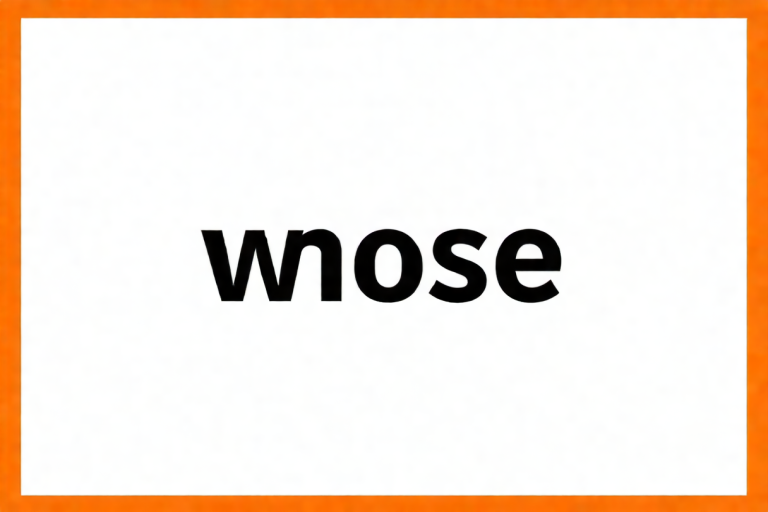 whose,whose是什么意思