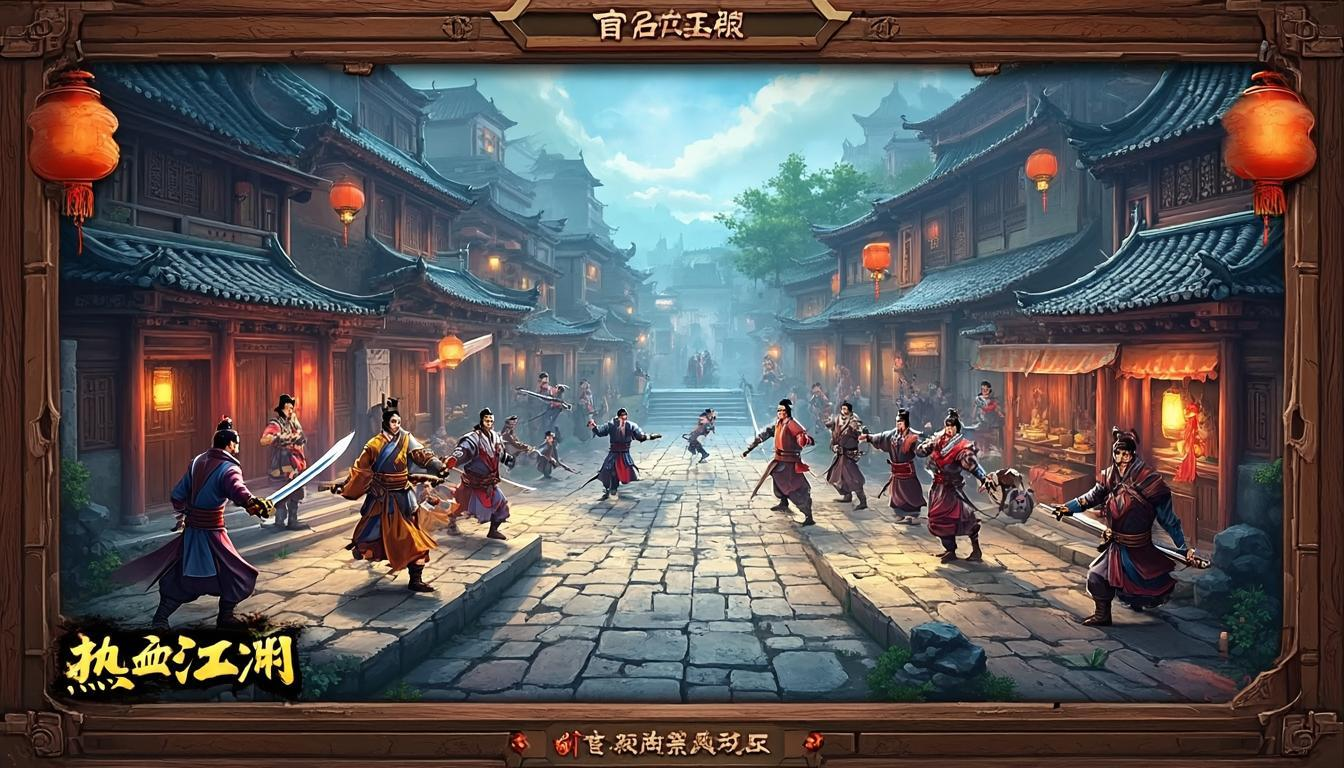 热血江湖怀旧版手游官网：重温经典，官方渠道全攻略  第1张