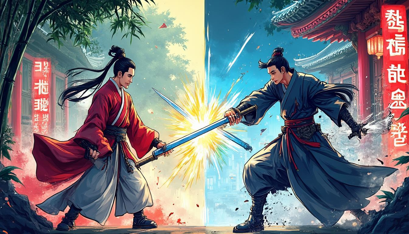 热血江湖漫画，武侠经典的复兴与魅力解析  第1张