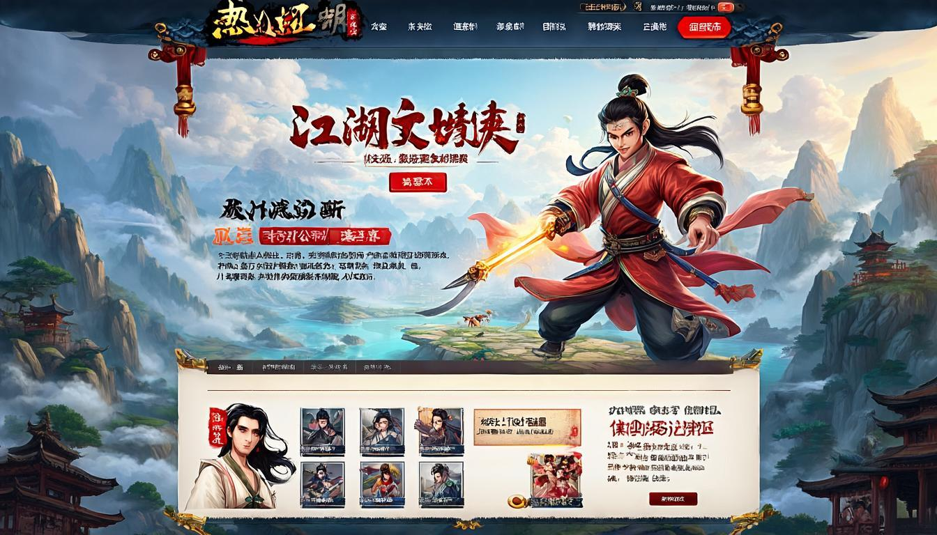 热血江湖官网官方网站,官网入口-使用解析 第1张 热血江湖官网官方网站,官网入口-使用解析 第1张