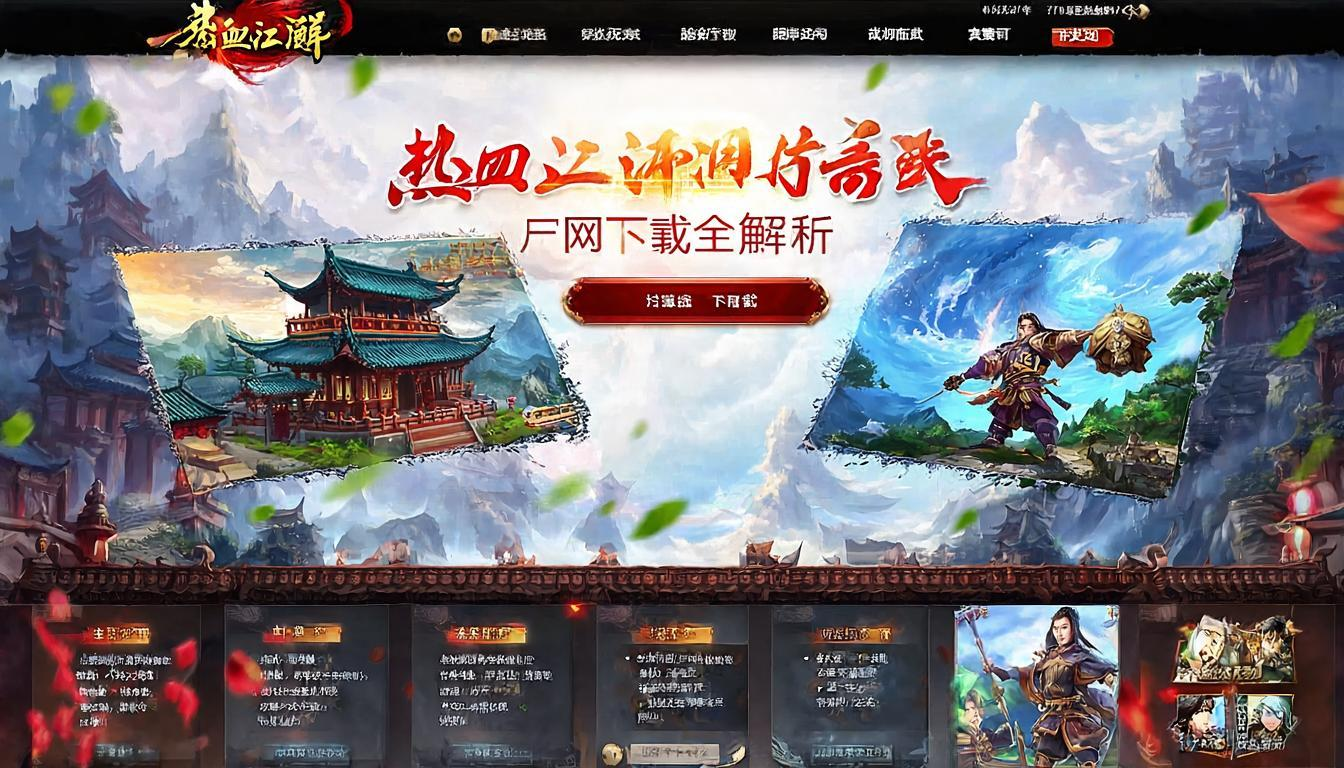 安卓/IOS双端热血江湖传手游官网下载教程  第1张