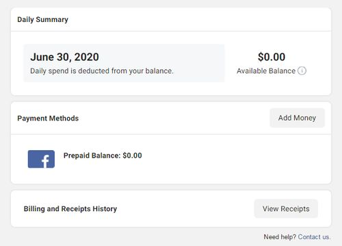 facebook广告费怎么充值,facebook广告费如何收取