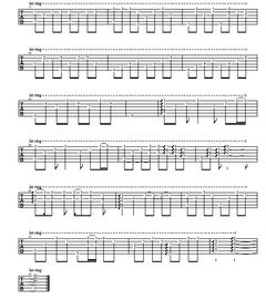 二、吉他谱解析