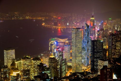 一、维多利亚港的璀璨夜景