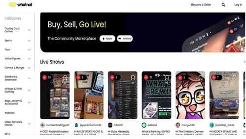 Whatnot直播卖货,直播卖货?