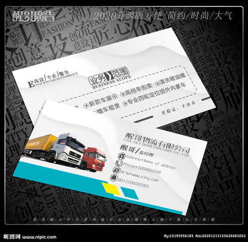 欧洲物流专线名片的核心内容要素