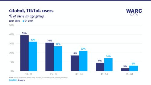 TikTok核心用户年龄结构呈现显著的年轻化特征