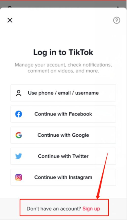 注册和设置TikTok账户