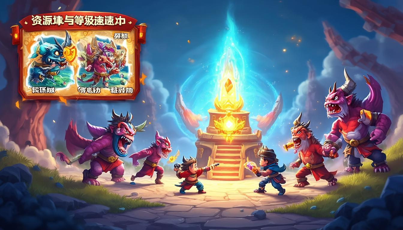 新手期资源掠夺与等级速冲策略