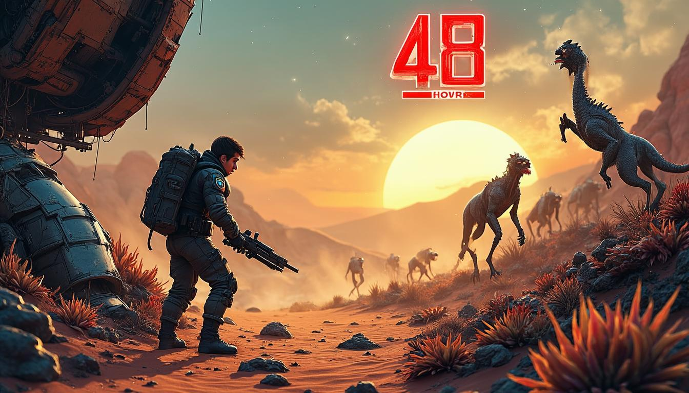 第一章：绝境求生——坠机星球的48小时生存法则