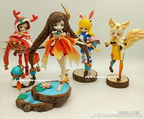 王者荣耀角色与黏土手办的完美结合