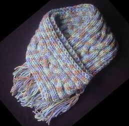 二、流行的围巾编织花样