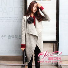 二、优雅长款开襟睡衣