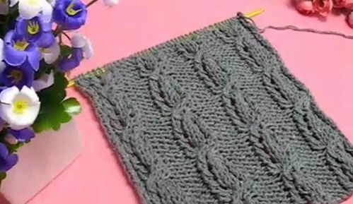 二、麻花辫围巾织法