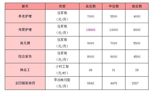 高级保姆的市场现状与薪资水平