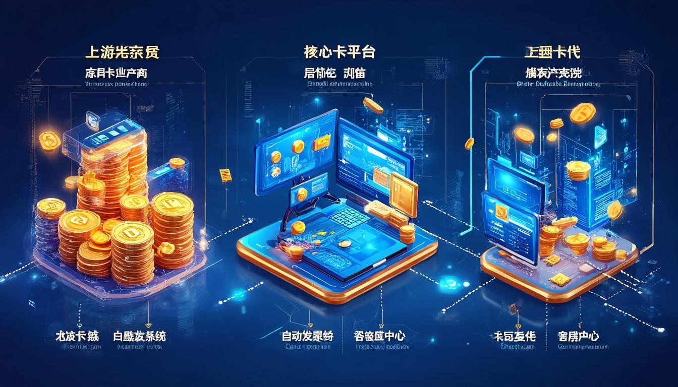 卡盟平台的运作模式与产业链分析