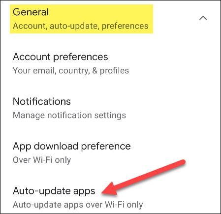 应用程序的更新